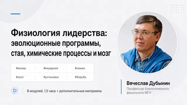 Физиология лидерства: эволюционные программы, стая, химические процессы и мозг